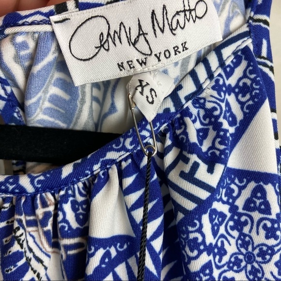 NWT Amy Matto sleeveless‎ blouse size XS - Picture 3 of 4